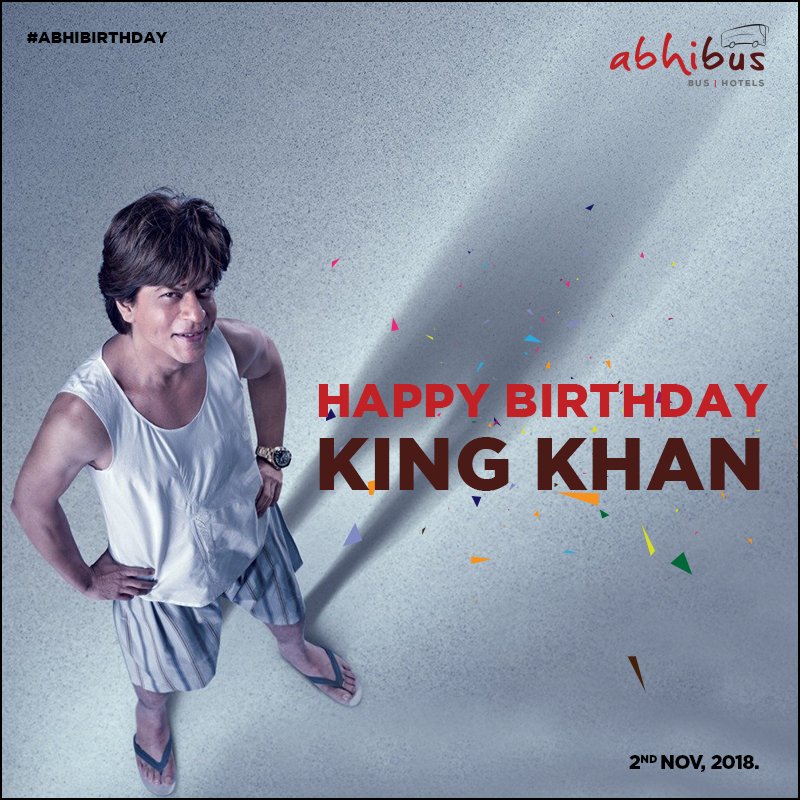  wishes Shahrukh khan a very Happy Birthday     