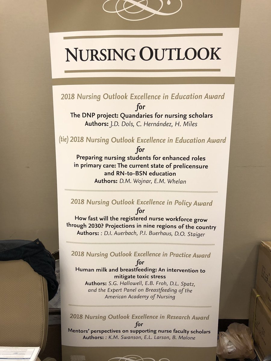 Nursing Outlook (@nursingoutlook) on Twitter photo Congratulations to the 2018 Nursing Outlook award winners! #AAN2018 <a href="/AAN_Nursing/">American Academy of Nursing</a> Congratulations to the 2018 Nursing Outlook award winners! #AAN2018 <a href="/AAN_Nursing/">American Academy of Nursing</a>