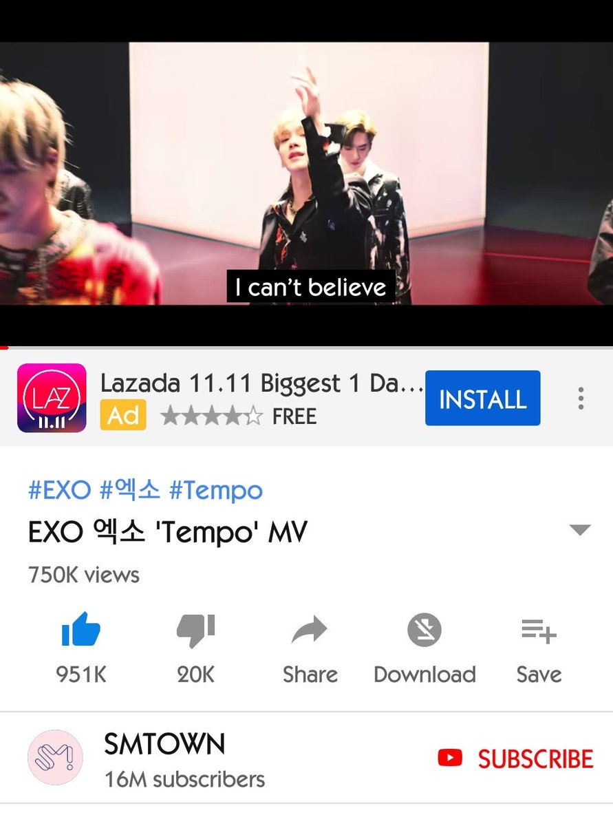 soowoons's tweet image. Just keep watching the MV exols! Dont stressed over the views. Its clearly stuck bcs a lot of people watch it but it'll get to actual views soon so keep watching correctly 🤗 #TempoOutNow @weareoneEXO