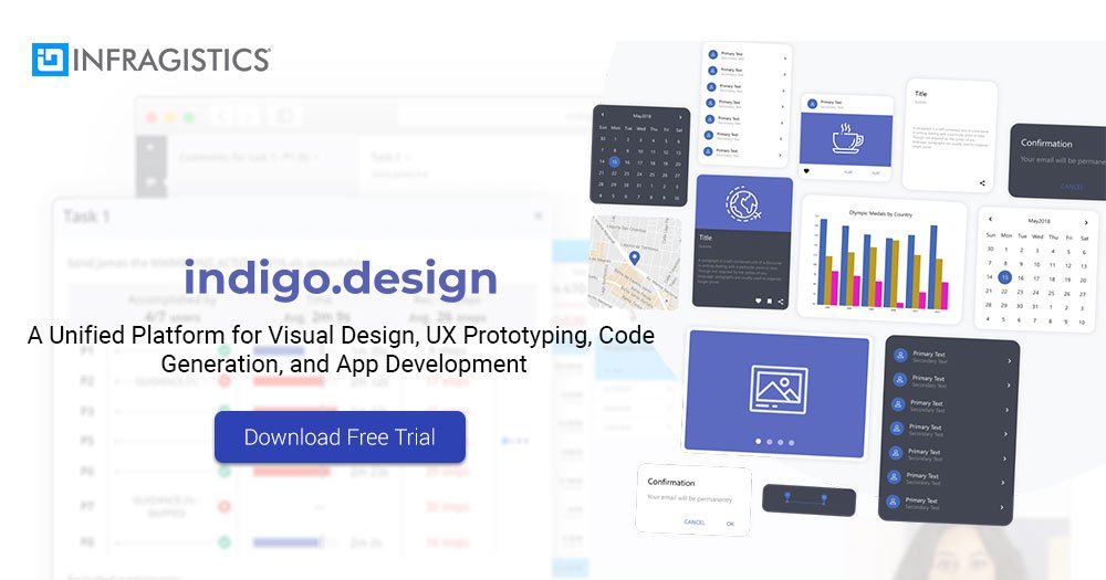 CsharpCorner's tweet photo. #App #Development is now made easy with https://t.co/zc6Hb008vf, a unified platform by @Infragistics for Visual Design, UX Prototyping, and Code Generation. You can download the free trial here: https://t.co/rCwbhpXpfx #IndigoDesign https://t.co/BjlPZPPtgV