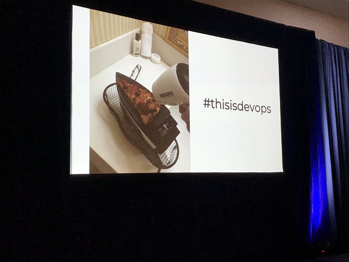 AaronKalair's tweet photo. Typical representation of a CI pipeline #ThisIsDevOps #VelocityConf https://t.co/8Hgxqpbmdg