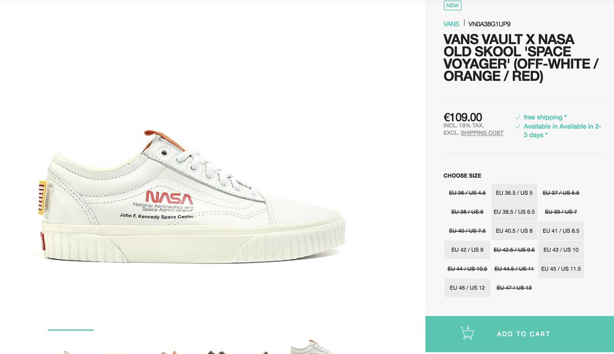 vans us site