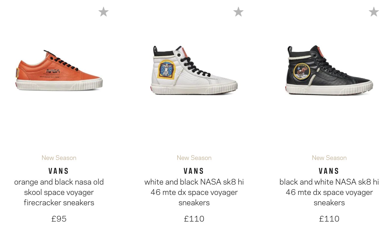 vans space voyager canada