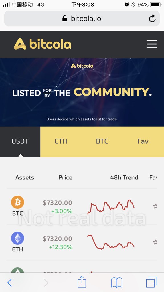 cola_exchange's tweet photo. @Excellion The world's first community-based trading platform, https://t.co/vOpiheZAvn, has opened beta and opened Token sales. Register now to receive additional rewards after the platform is released. https://t.co/e4OT2wZjGS