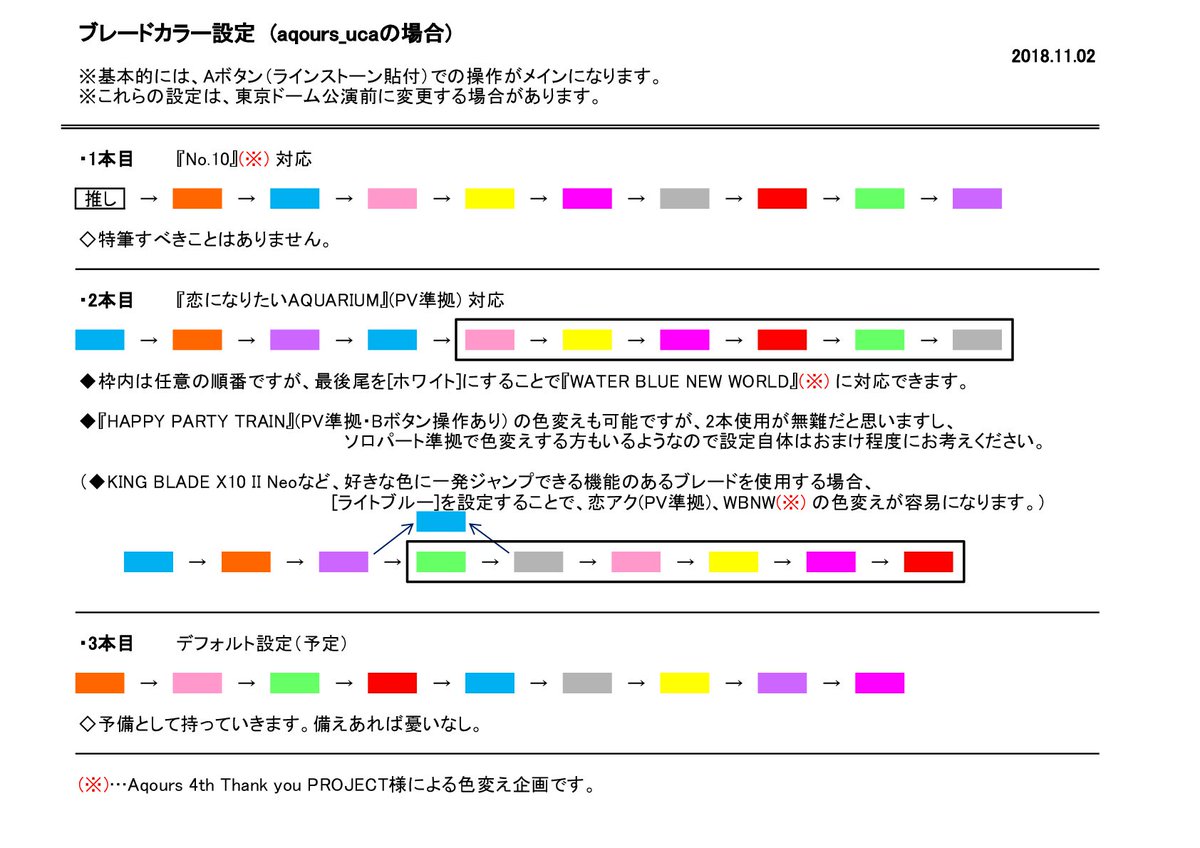 μ's aqours ブレード ラブライブ! ブレード ペンライト μ´s Aqours 虹