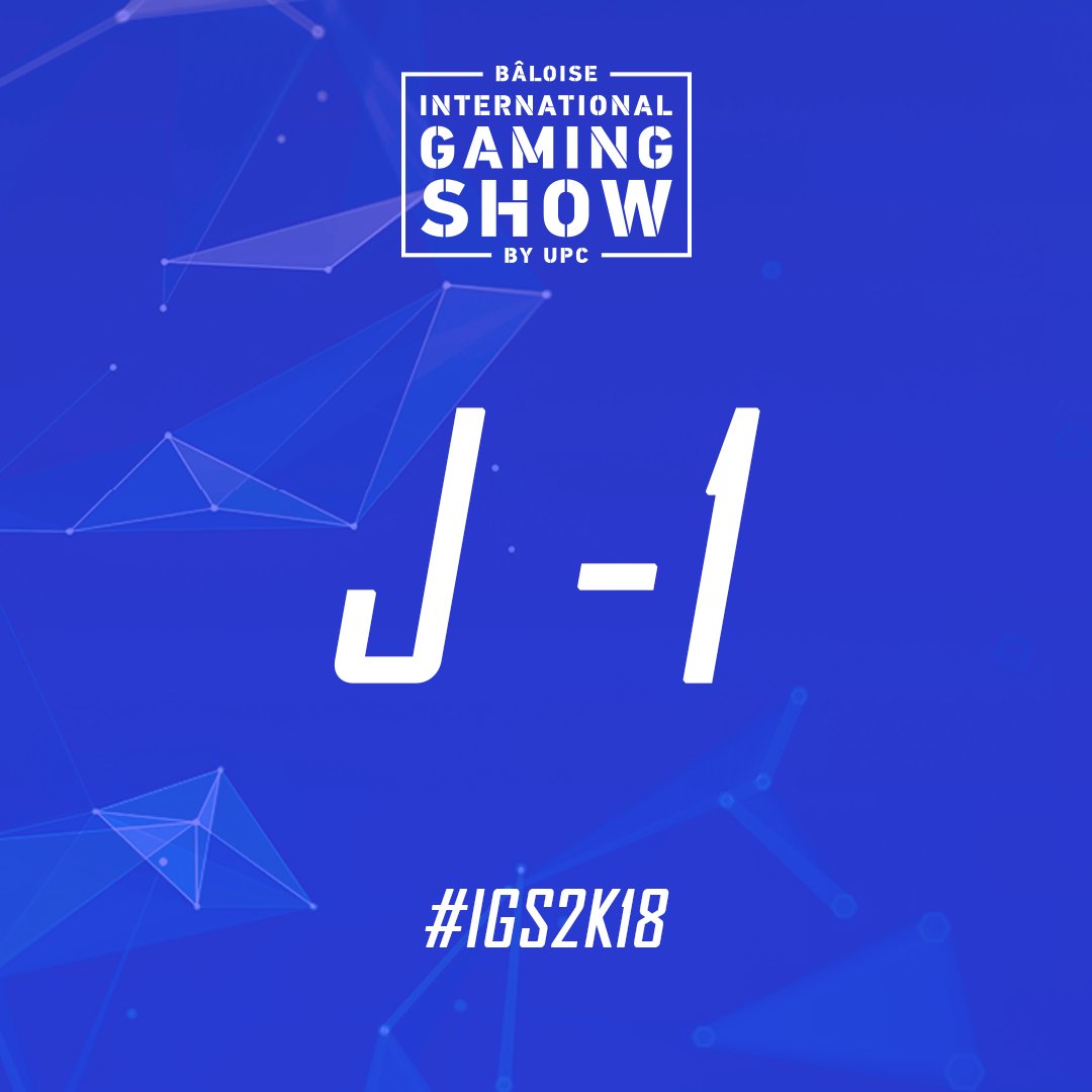 📅 L'IGS c'est demain 📅

J-1 avant l'ouverture !

Si vous n'êtes toujours pas décidés, le programme complet est disponible ici :  goo.gl/nKLUwd 

Vous pouvez encore acheter votre billet en ligne ici :  goo.gl/GFGdNB 

#IGS2K18