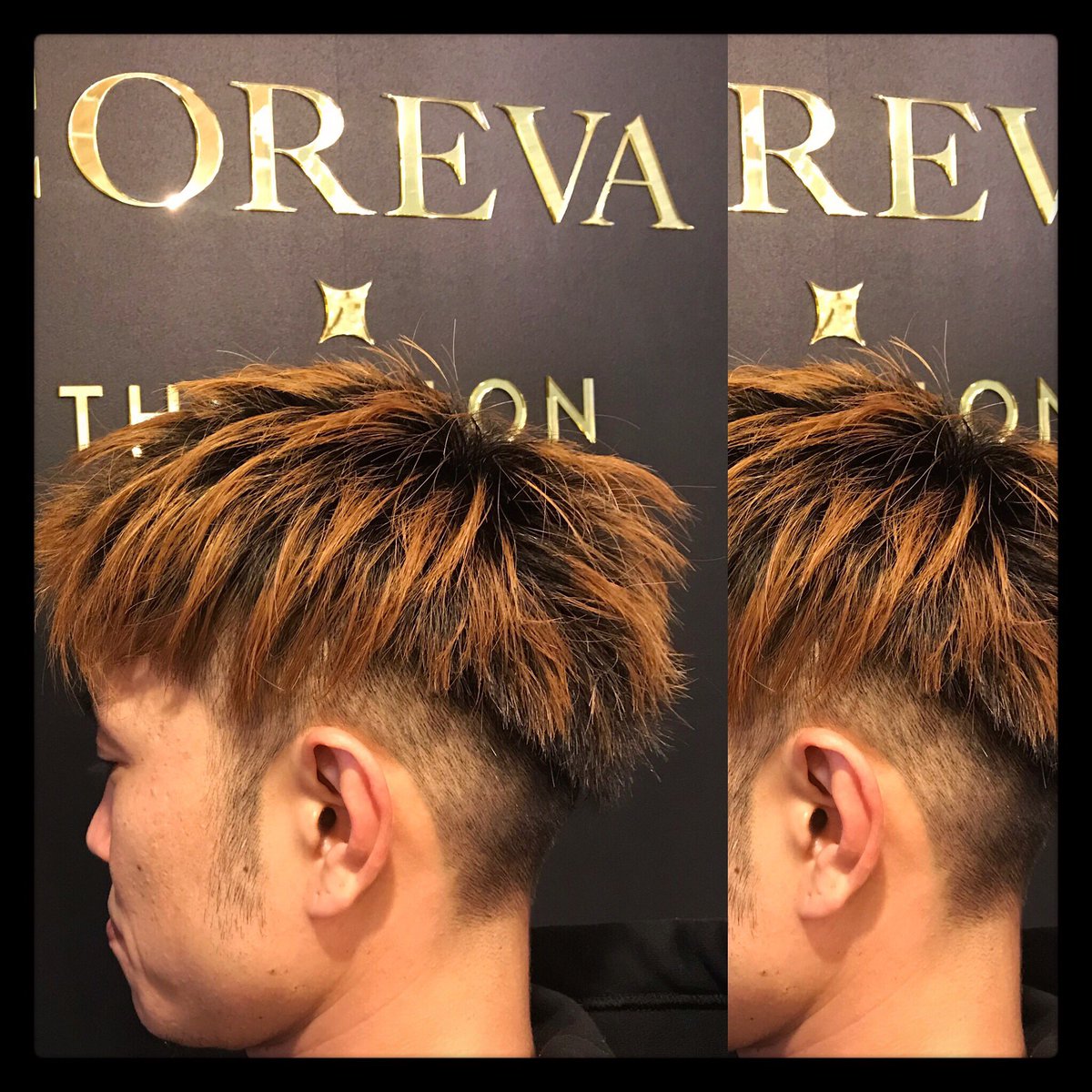 外国人風ツーブロック