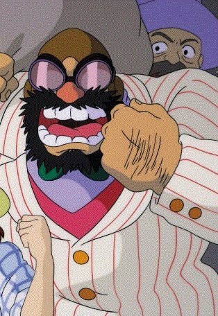 アマビエまゆ 紅の豚 マンマ ユート団のボスは もののけ姫 のゴンザと同じ声です