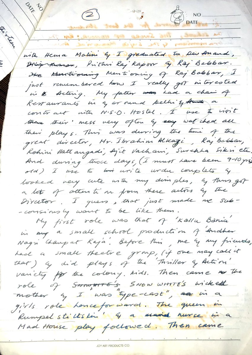 RabindraGTC's tweet photo. #Shahrukh in his own words: 1987. Hansraj College. This is what Shahrukh wrote and gave to me about himself when I was writing about ten students who will make it big. Notice his wit and humour in it. @iamsrk https://t.co/iRmcu0mhBh