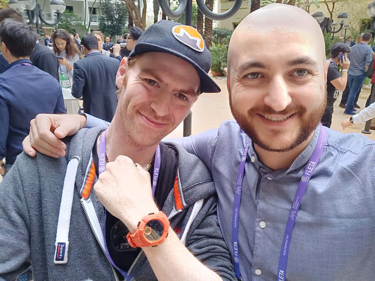 tudoriliescu's tweet photo. Just met @fluffypony at @BlockchainMT. #ProofOfWatch
Big plans ahead with #Monero Enterprise Alliance!
cc @SteffenFraWOTS https://t.co/zSyy6bSwVB