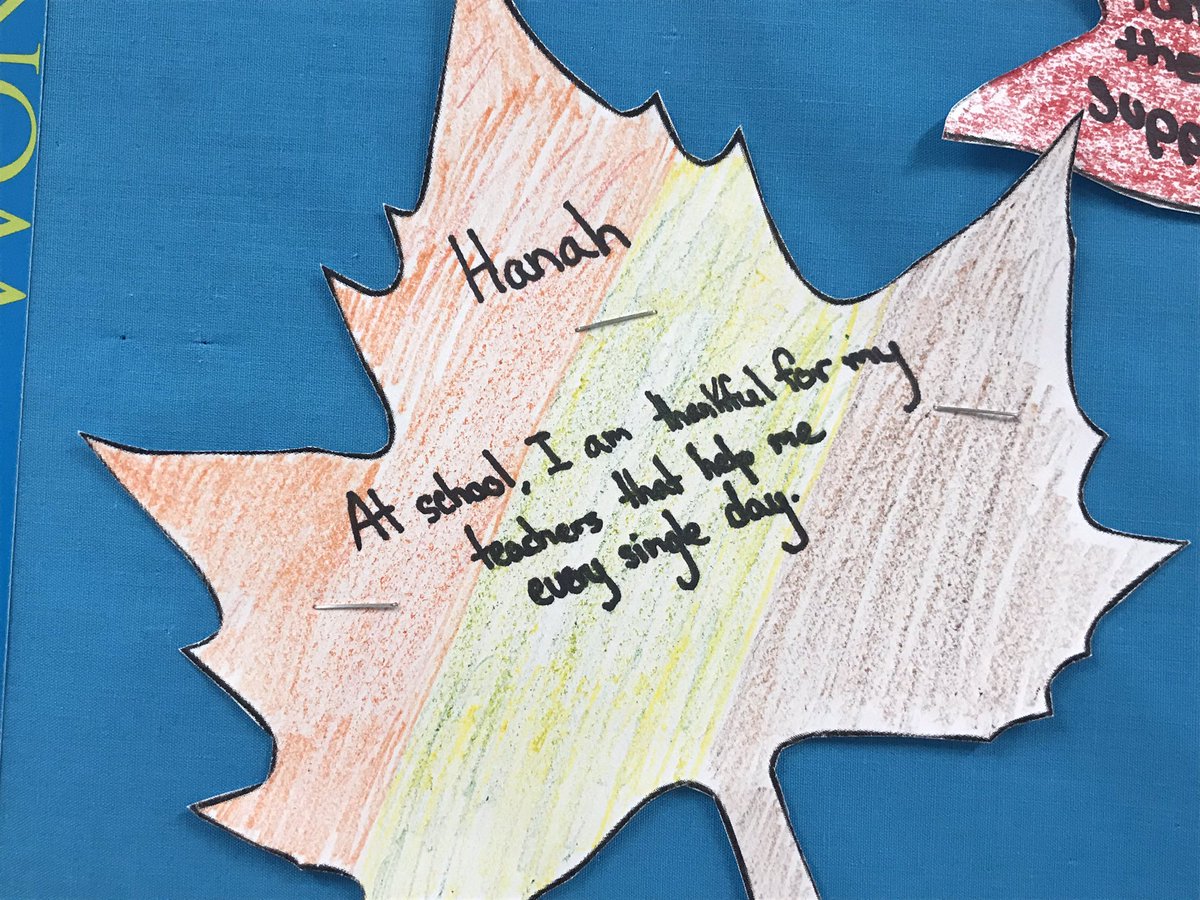 SpoFJH's tweet photo. Last week we reflected on first quarter and what we are thankful for both at home and at school. https://t.co/VxyJaPIDns