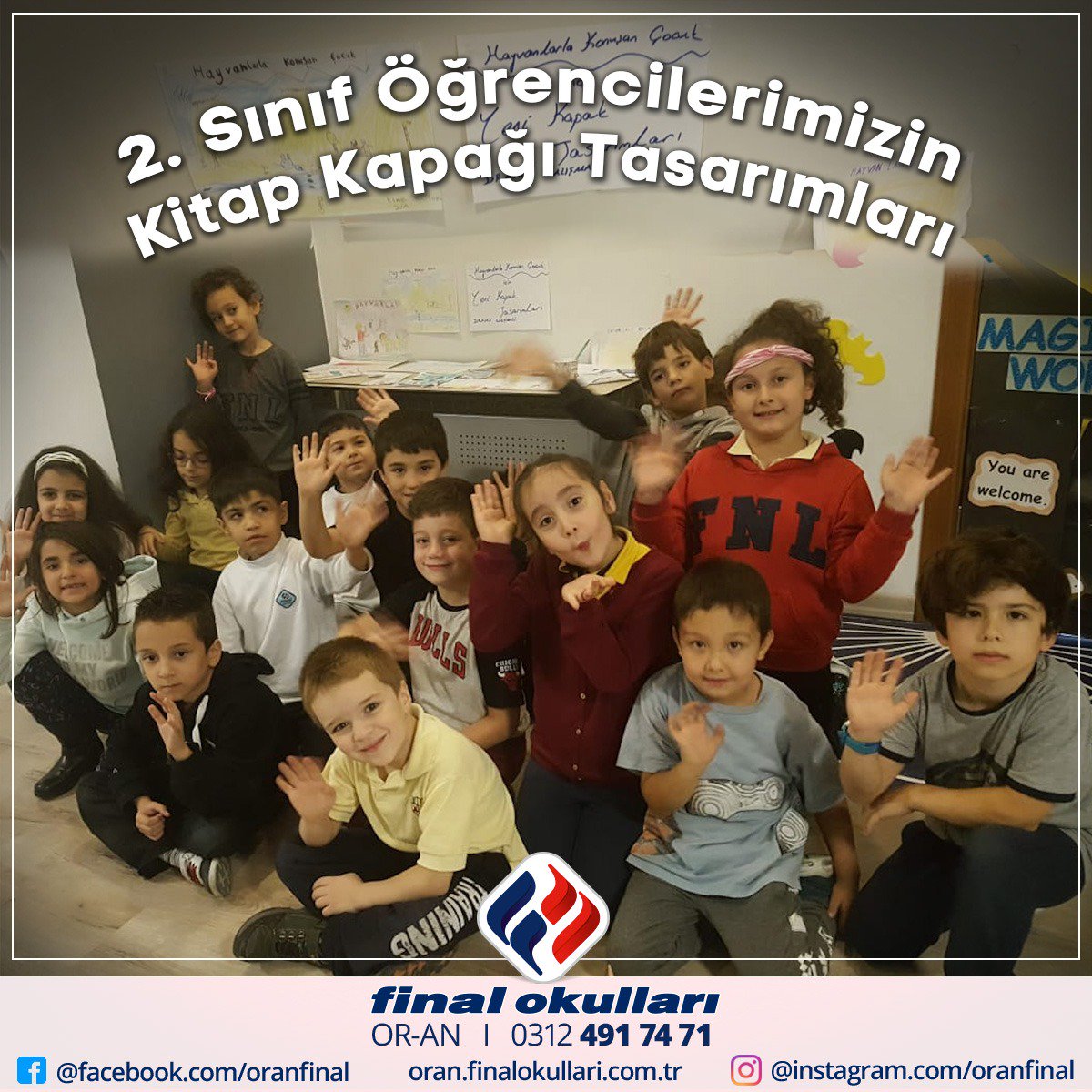 Destination Imagination ve Yaratıcı Drama Eğitmenimiz Ahu BAYTOK, 2. sınıf 

#kitap #kapak #tasarım  #özelokul #finalokullari #ilkokul #cankaya #kolej #egitim #ogrenci #2kasım #cuma #finalokulları