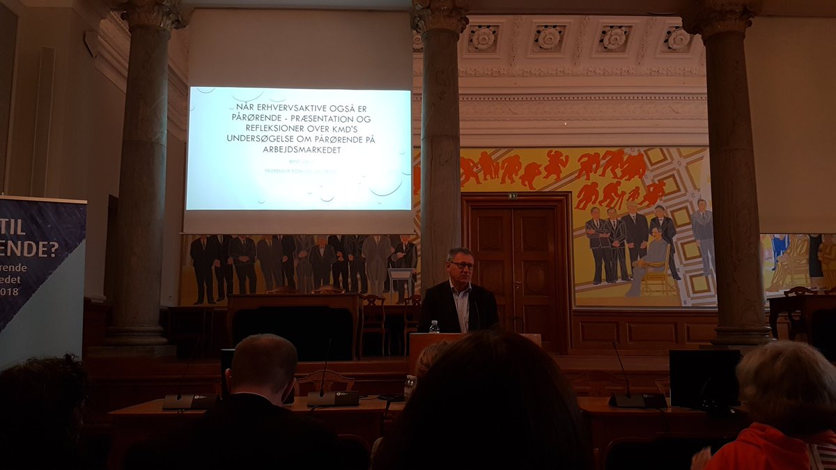Bent Greve: Jeg er ikke så teknologiforskrækket som mange af dem, der er her i dag! Ved høring på Christiansborg om Pårørende på arbejdsmarkedet, da han reflekterede over KMD analysen kmd.dk/indsigter/kmd-…