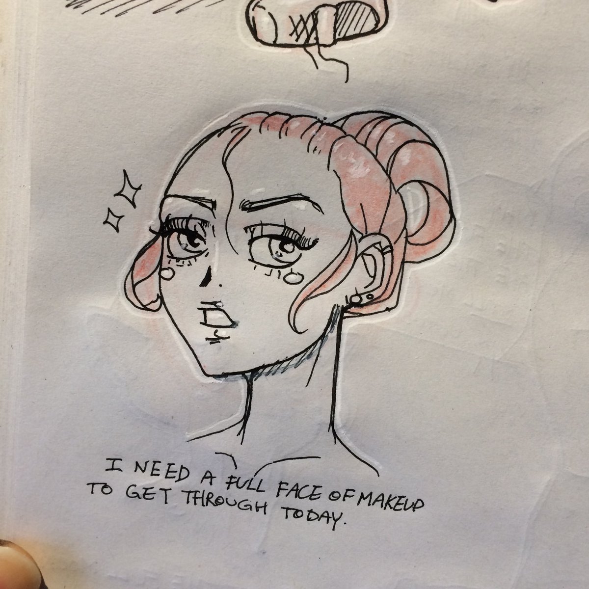 IkuTree's tweet photo. 👄💄
#dailydoodle #doodlediary #needcourage https://t.co/suGEho1l80