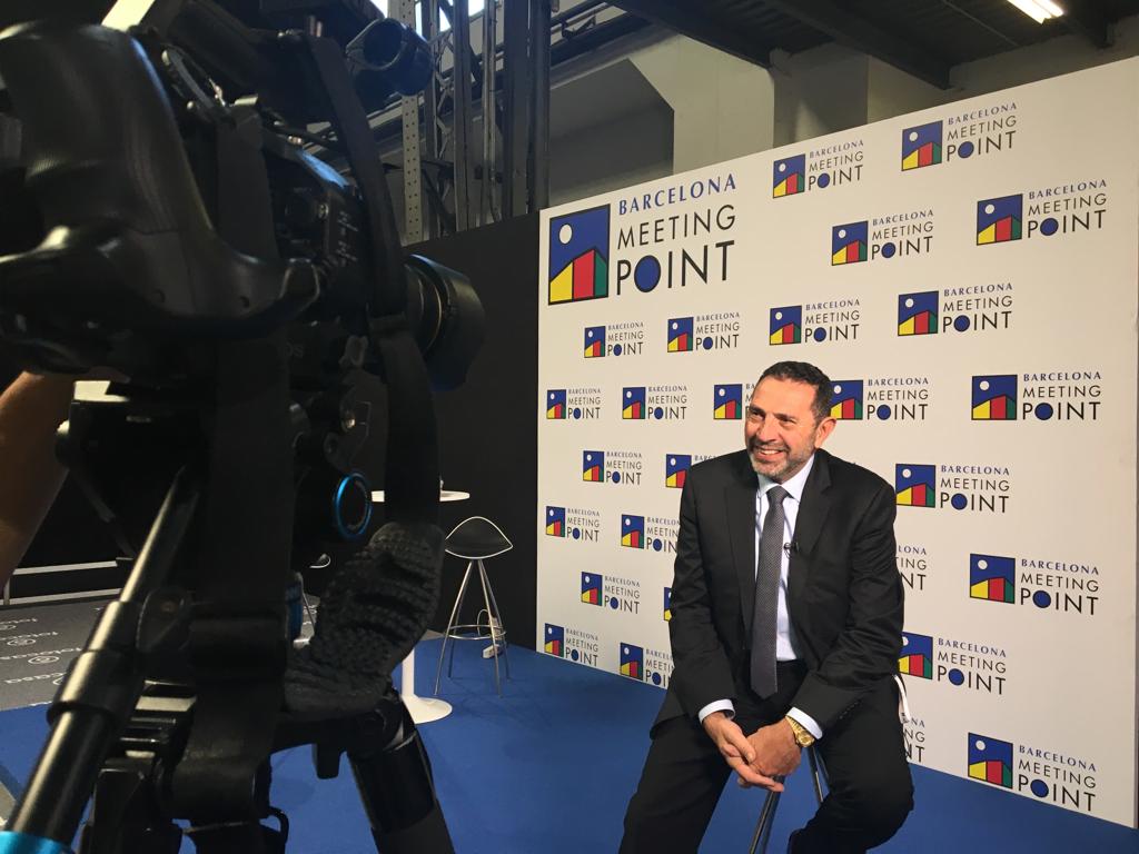 apicatalunya's tweet image. Fotos de l&apos;entrevista d&apos;ahir al #BMP al nostre president, Joan Ollé Bertrán 

#api #apibarcelona #immobiliaria #RNE