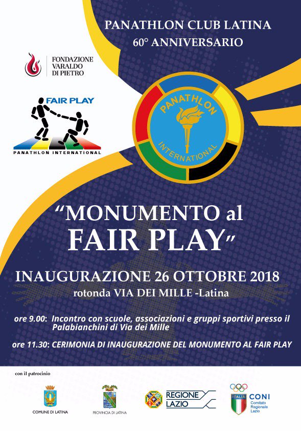 FondChiesa's tweet photo. XVI° CONCORSO INTERNAZIONALE DI ARTE GRAFICA P.I DOMENICO CHIESA
Oggi primo atto della due giorni di Latina. Alle 11.30 l'inaugurazione del monumento al Fair Play. 
Domani la cerimonia finale di premiazione del XVI Concorso Internazionale di Arti Grafiche P.I Domenico Chiesa. https://t.co/ktDyaFSLwN