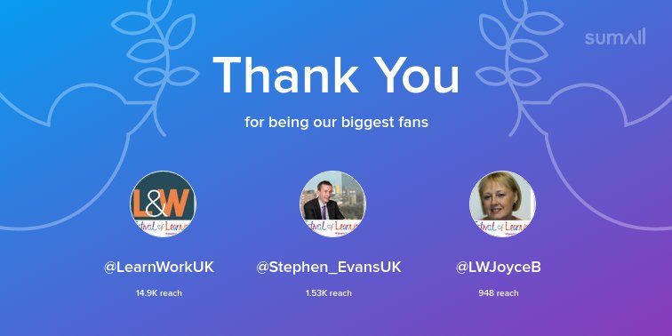 JobwiseTraining's tweet image. Our biggest fans this week: @LearnWorkUK, @Stephen_EvansUK, @LWJoyceB. Thank you! via sumall.com/thankyou?utm_s…