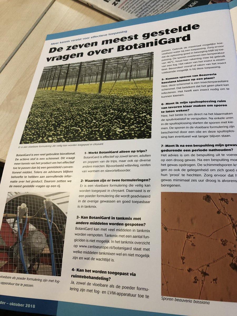 Mooie uitleg hoe je Botanigard van @CertisNL het best kan toepassen!dit zou eigenlijk op alle etiketten moeten zitten van de gewasbescherming middelen.