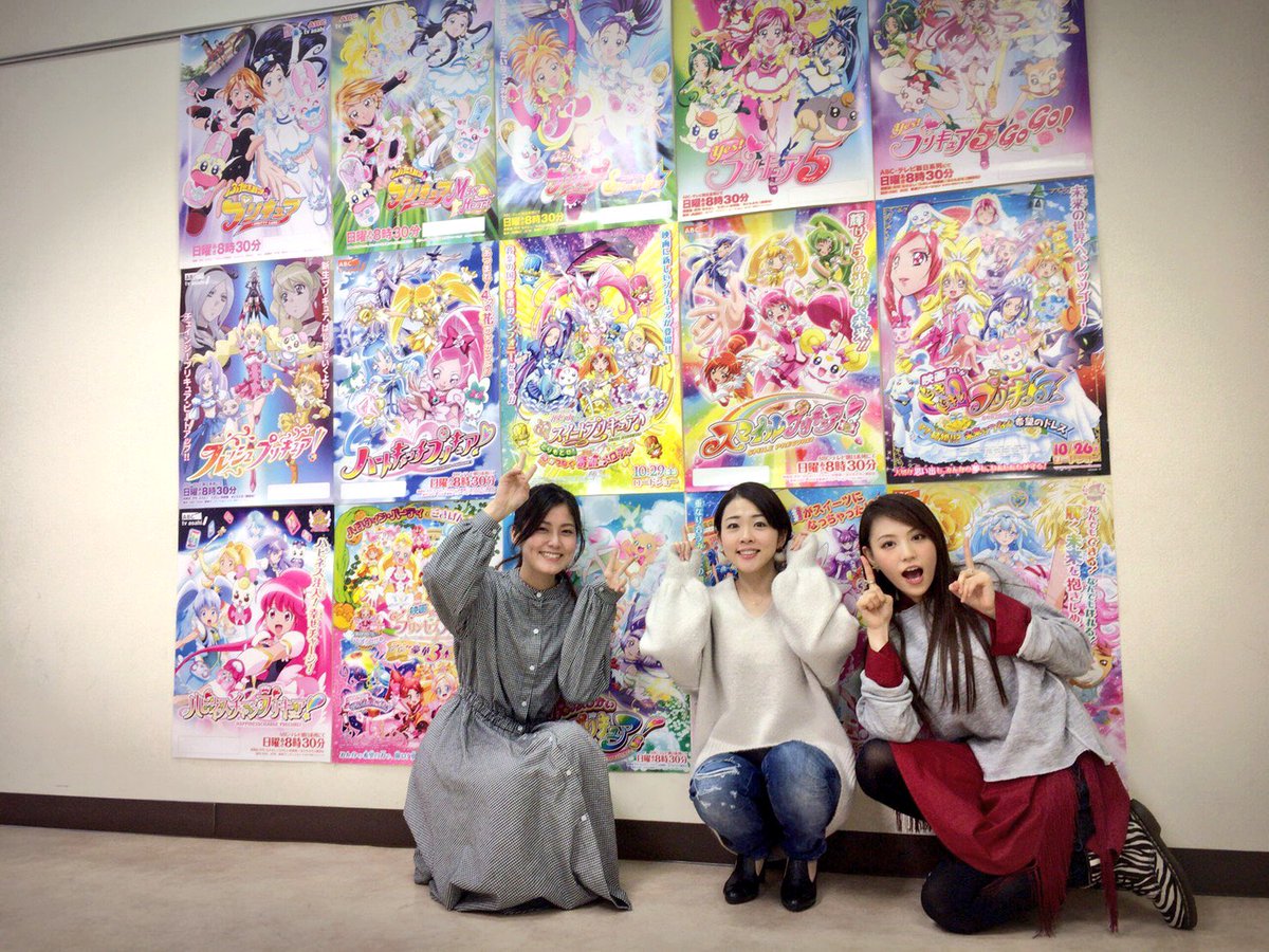 福圓美里 クロジ 白い雪と赤い華 準備中 Twitterissa 映画hugっと プリキュア ふたりはプリキュア オールスターズメモリーズ いよいよ明日公開です 史上最多プリキュア 熱いですね 写真は年明けの先行アフレコのときのもの サニーとピースと一緒に