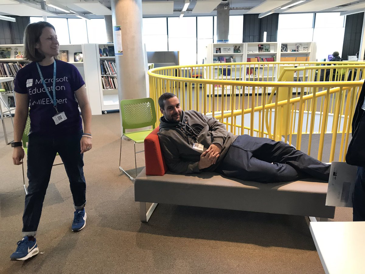 MJacksonJones's tweet image. Here is our Rose (paint me like of your French girls!) 😂😁
@DafRees8 relaxing in our new Develop space! 
Moving in day! 
Excited to make a start with an awesome team @TELCAVC @CAVC
@hmathiasedtech @DeanMor60902638 
#teachingwithtech #developspace #technology #microsoft