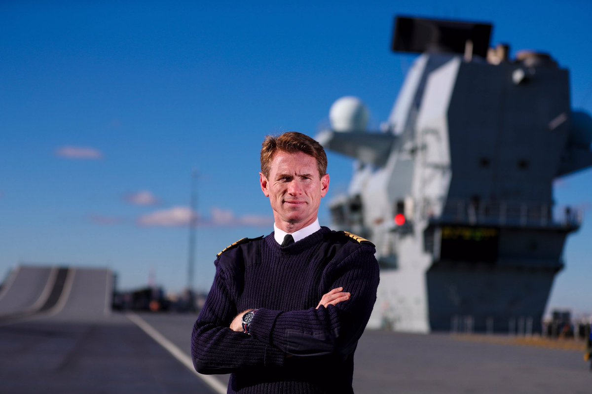 JimCookePriest's tweet photo. A very proud moment... especially as he failed his driving test twice!!
Captain NCR Cooke-Priest OBE Royal Navy, Commanding Officer HMS QUEEN ELIZABETH https://t.co/CBRefzAKEs