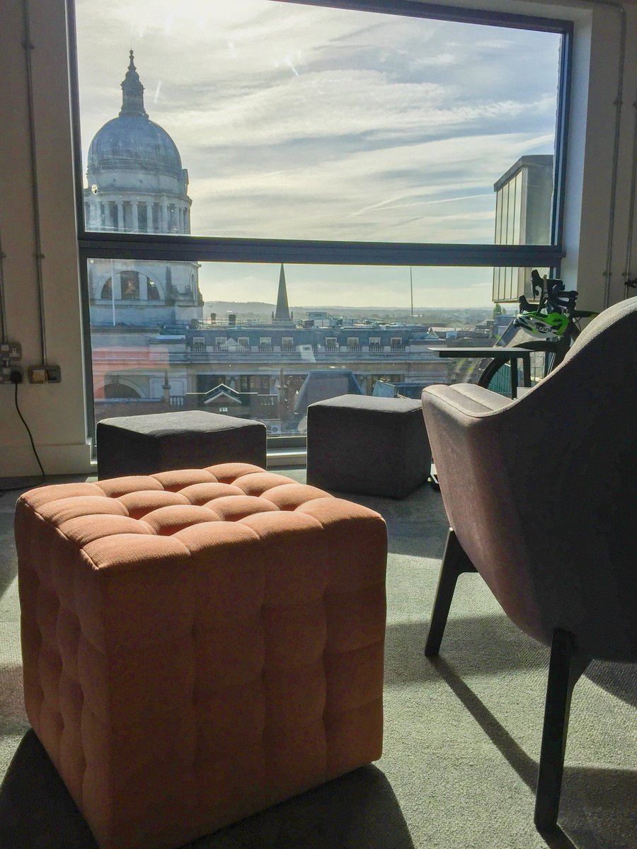 Proici's tweet photo. Here's a sneak peak of one of our #Nottingham #fitout projects due for completion soon. We can't wait to share the full case study with you. @Allermuir1 @OceeDesign #Furniture #interiordesign #nottsdesign #FFE #Fridayfeeling https://t.co/bhoocvXw6x