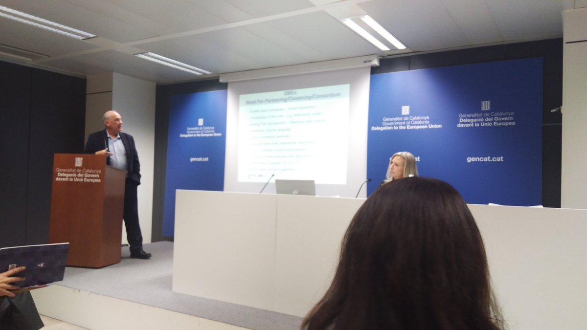PPACT_EU's tweet photo. @PPACT_EU Mr Seamus McCann listing tips and strategies to go partnering abroad to win cross-border bids: gain size, references, network, expertise.
Global business means Global approach is a must.
@EU_EASME @EU_Growth https://t.co/lxVzltbzIf