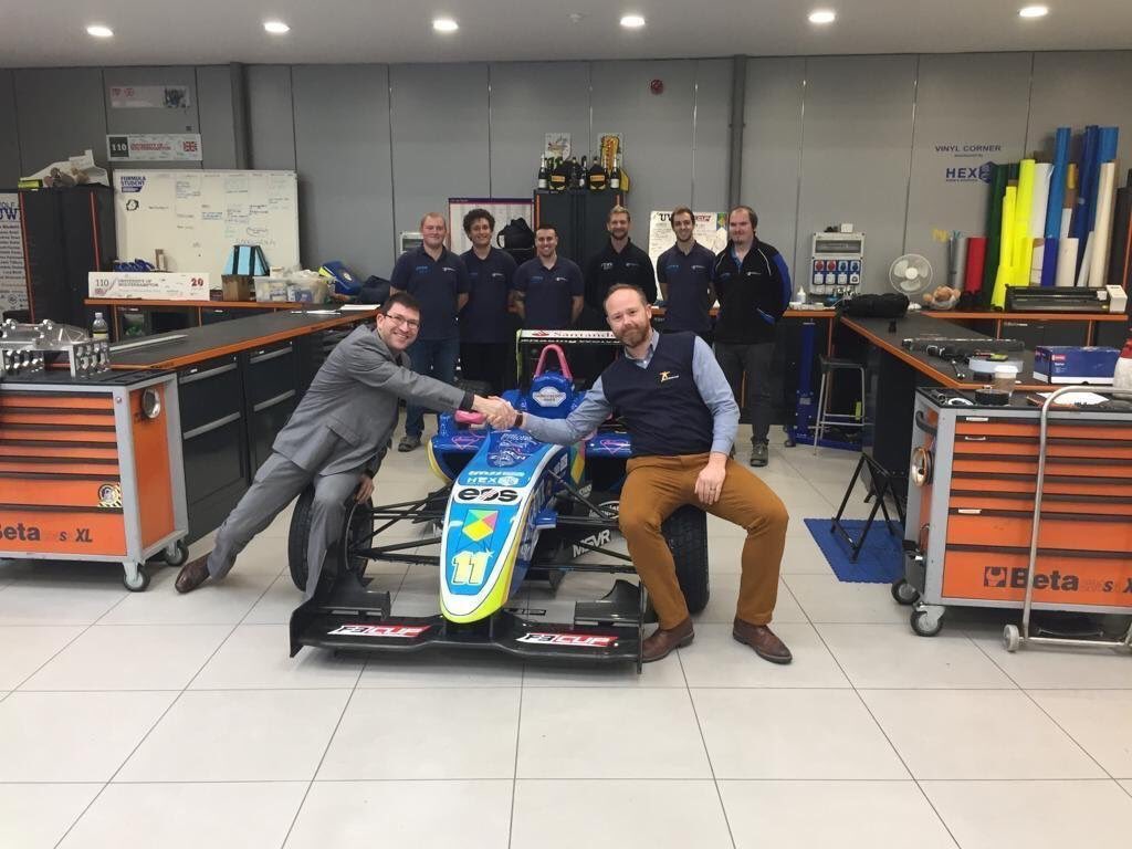 We are delighted to announce we have just done the deal to sponsor the University of Wolverhampton Racing F3 car and team for next race season. We are very excited about being involved in this project and look forward to kitting the team out in their new ‘team kit’. <a href="/UWRacing/">UWRacing</a>