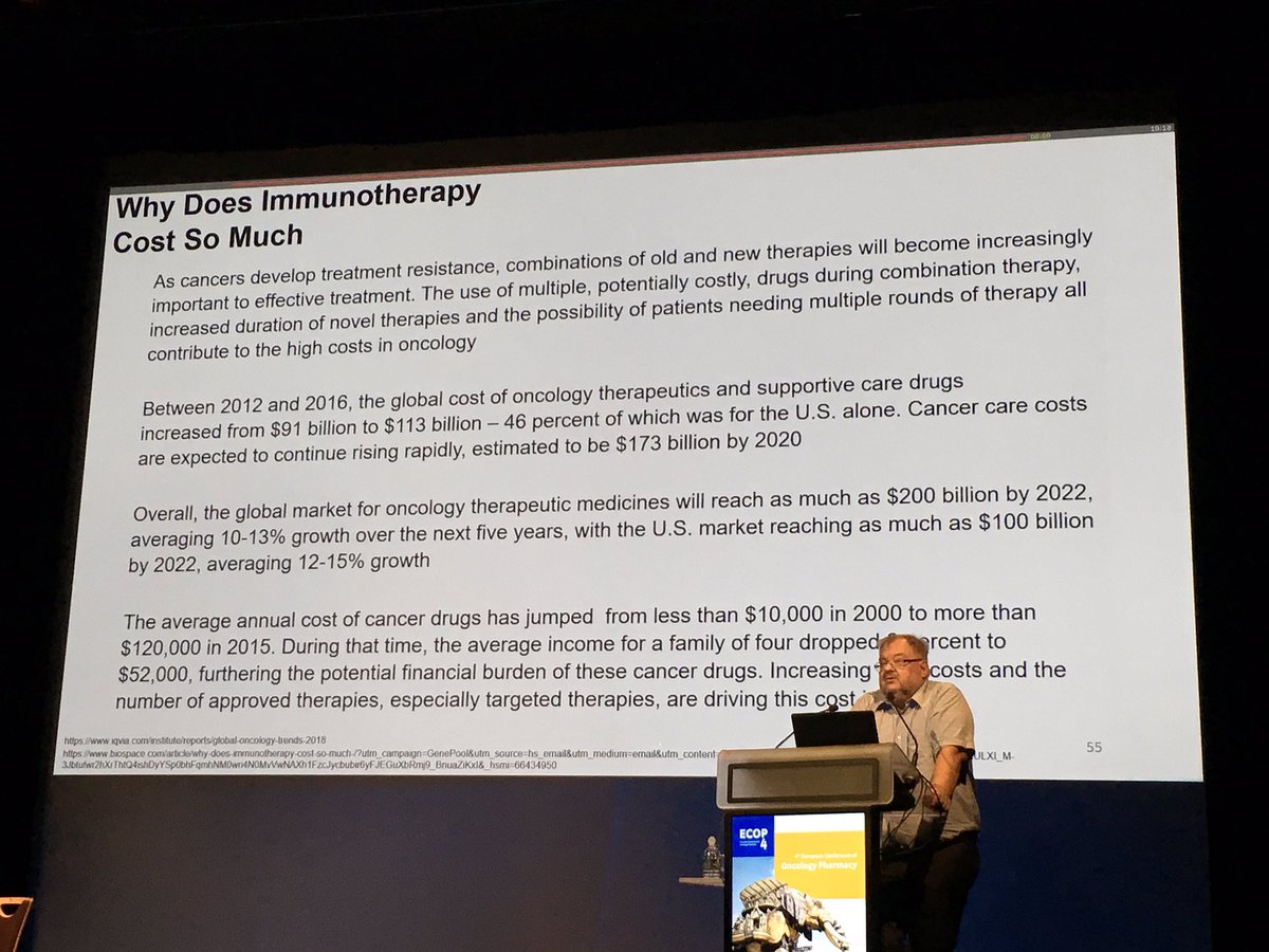 gedefo_sefh's tweet photo. Why does immunotherapy cost so much #ECOP2018 https://t.co/7YjT0bIU48