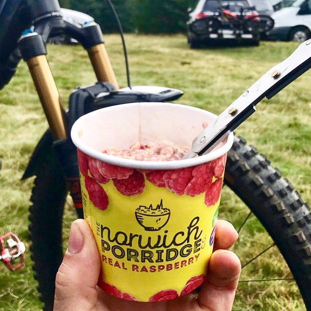 norwichporridge's tweet photo. Thanks for the photo Jon! #Camping and #MountainBiking fuelled with Porridge 🚵♂️ #NorwichPorridge #Norwich #Porridge #Norfolk #Breakfast #Oats #GlutenFree #LocalFood #Healthy #HealthyEating #Nutrition #NoArtificialNonsense #HonestEnergy https://t.co/HHsHukzkKx