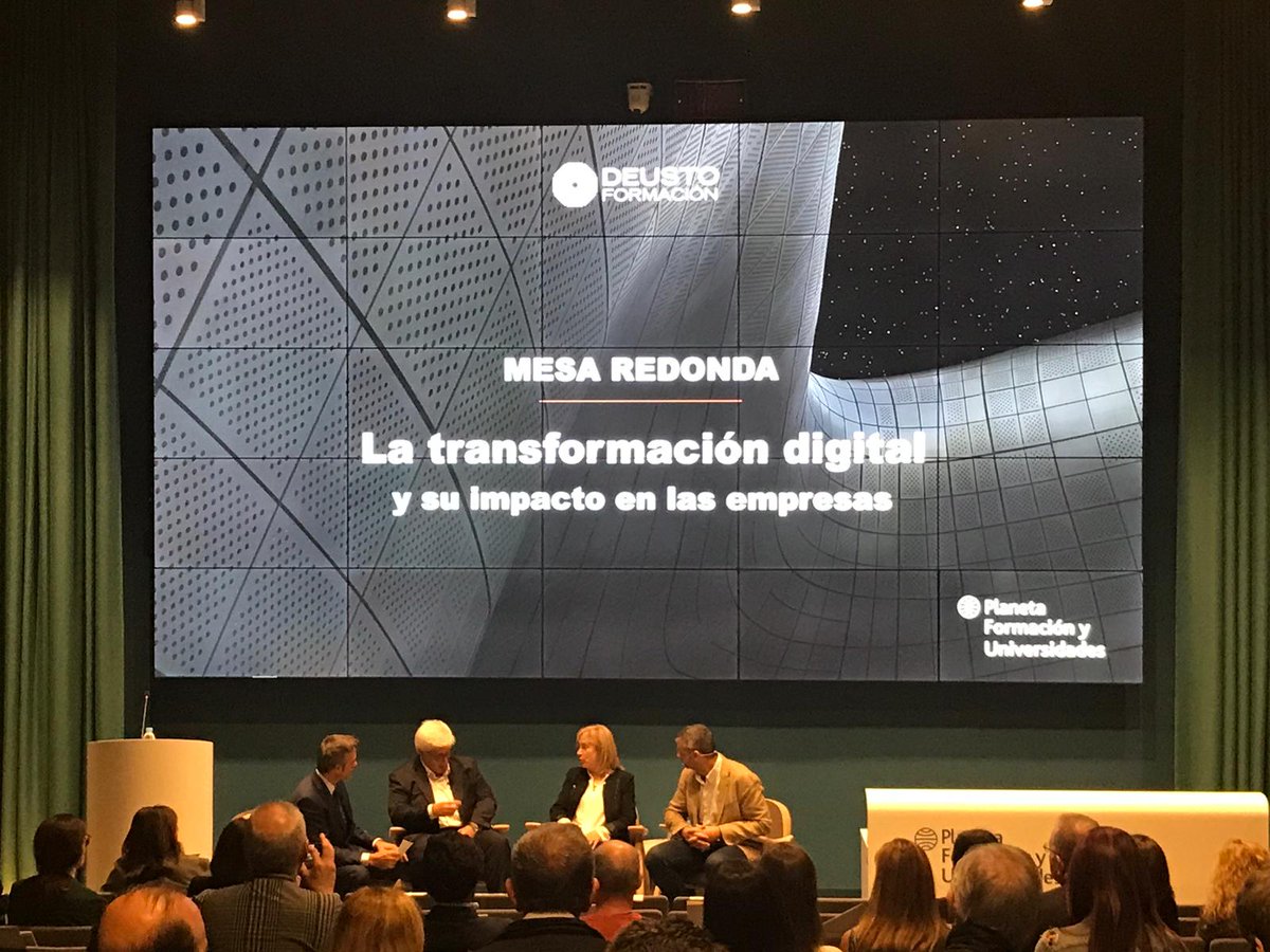 Interesante y provechosa jornada ayer en edificio Planeta con @deustoformacion sobre transformacion digital e impacto empresarial <a href="/cookingcomm/">Cooking Comm</a> <a href="/sagegroupplc/">Sage</a> @AdobeEdu <a href="/Randstad_es/">Randstad España</a>
