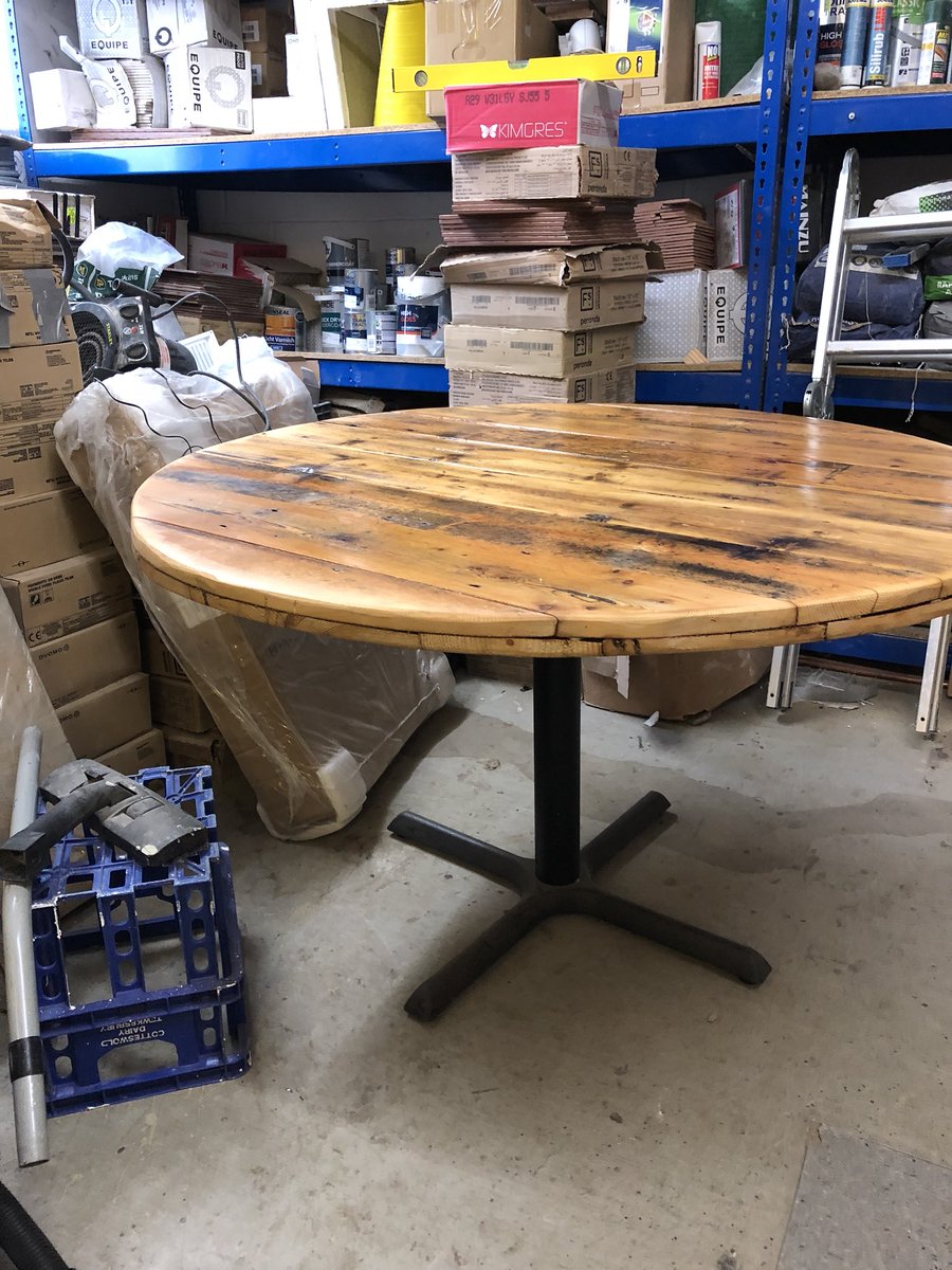 jreedconstruct's tweet photo. Using reclaimed floorboards to make tables ✅ https://t.co/eUkN01qEb6
