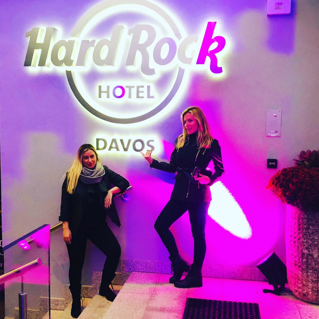 marisasullivan's tweet photo. So excited to be in #Davos #Switzerland at the new @hrhdavos up in the Alps, this place is magic 🔮thanks so much for having me @HardRockHotels @hrhdavos #ThisIsHardRock #SwissMaris https://t.co/hxTsOVLBtp