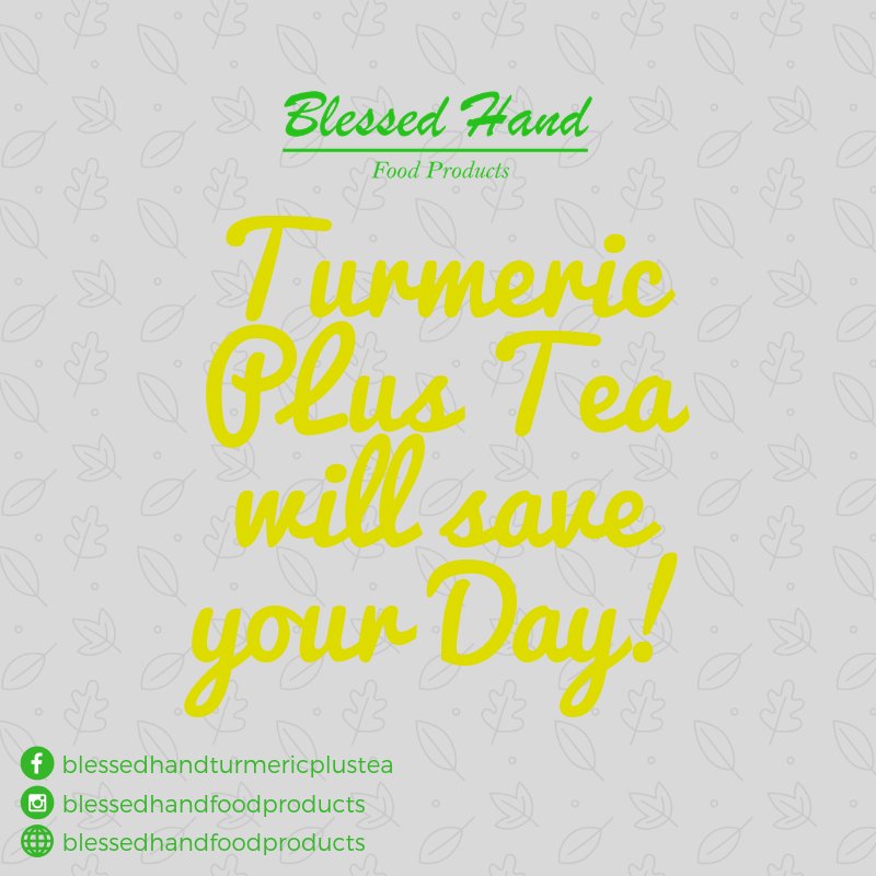 blessedhand1's tweet image. Just to make sure you're great today, why would you try Turmeric Plus Tea. This is a nutrisious drink to everyone. #turmerictea #blessedhand #healthylifestyles