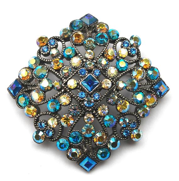 serendipitytrea's tweet image. Rhinestone Brooch - Signed Joan River - Aurora Borealis Crystal - domed - grey gun metal #DiamondShape #ClearBlueStones #JoanRivers #GreyGunMetal #RhinestoneBrooch #VintageJewelry #serendipitytreasure #AuroraBorealis #DomedBrooch #china
➤ goo.gl/tRss4z
via @outfy