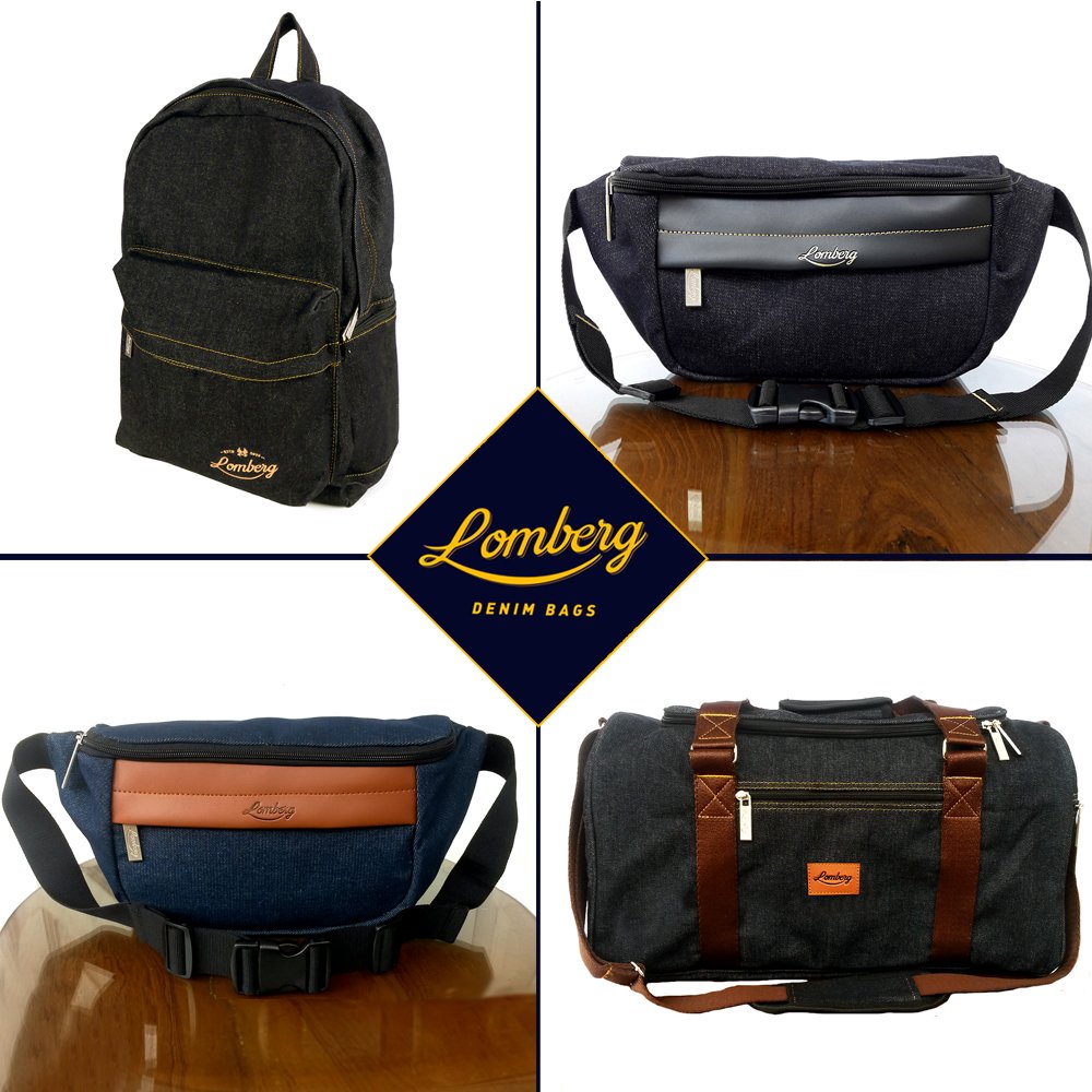 READY! Lomberg Flaptop Black, tas ransel denim ini dilapisi dengan interior waterproof, dilengkapi dengan slot laptop, dan setiap pembelian akan mendapatkan bonus tas kamera waterproof. Detail selengkapnya ada di SHOPEE Lombergbags shopee.co.id/lombergbags #tasransel #denim #jeans