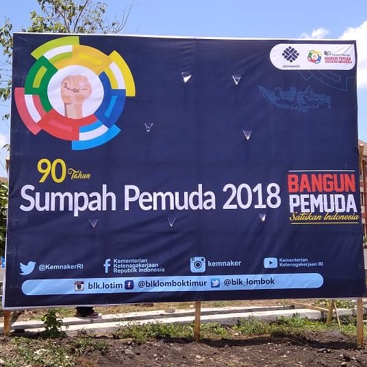 BlkLotim's tweet photo. 90 Tahun Sumpah Pemuda 2018 " Bangun Pemuda Satukan Indonesia" # blk.lotim# https://t.co/uOxzet8hpB