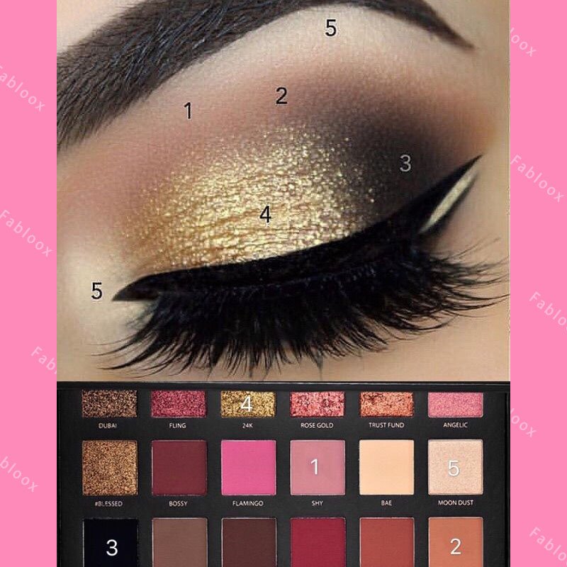 Fablooxapp's tweet photo. #hudabeauty 1. Choose a bold eyeshadow
2.Use a dense flat brush to pack your chosen pigment all over your eyelid.
3.Blend out any harsh edges with a fluffy brush so the colour fades out at the brow bone.
https://t.co/hvfRnbOIQs this look off with a little mascara and you’re done! https://t.co/ktbIeJMEqP