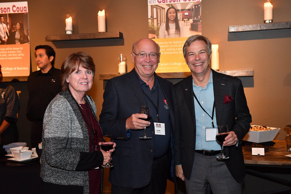 CarsonCollege's tweet photo. We smashed our goal, raising over $600,000 to support The Next Carson Coug! Thanks to everybody who made this an amazing evening...especially Scott and Linda Carson! #CarsonCougs #CelebrateCarson https://t.co/jX8i2Jkjw3