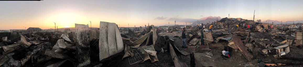 tumisole's tweet photo. Waking up to news of another fire in Cape Town, this time in Vrygrond

Permanent solutions are required, our people can’t be rebuilding all the time.

💔💔 https://t.co/VKRC3biUzh