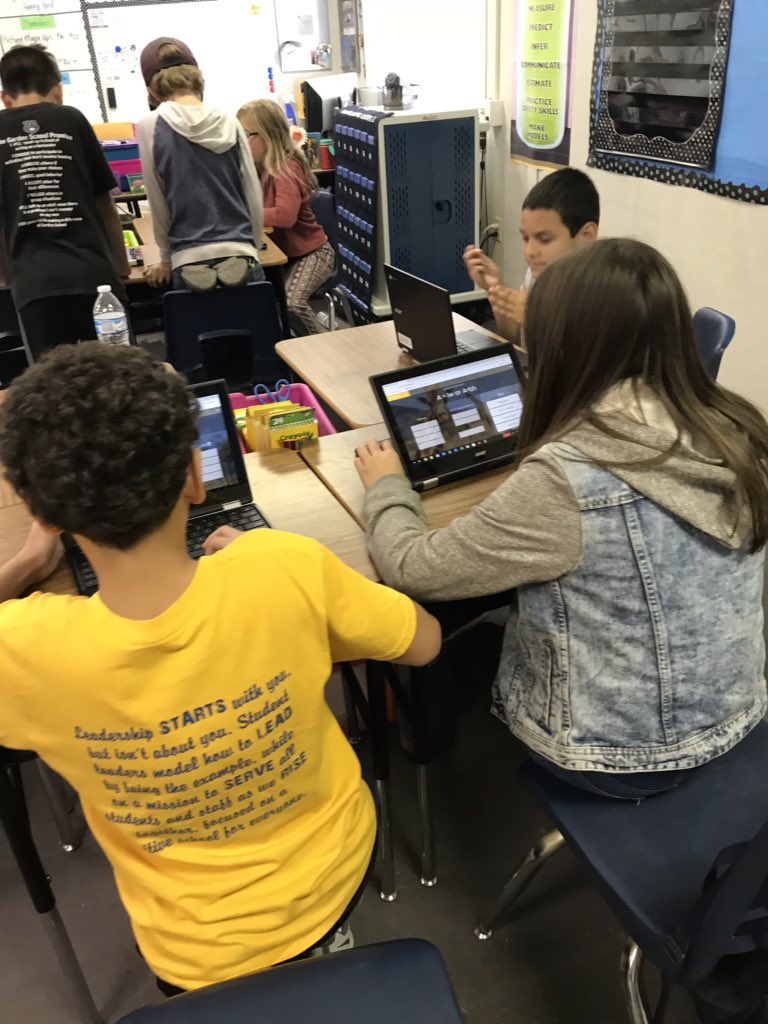 MrsATaylor17's tweet photo. Quizlet Live today...I love watching how excited and focused they get to practice their vocabulary! @quizlet #gardenelementaryk6 https://t.co/a1zaeWbkKd