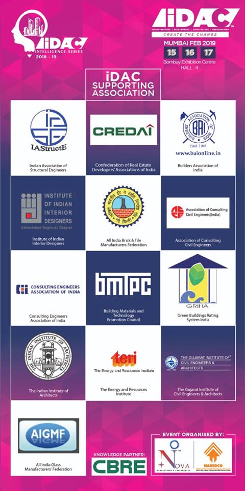 NaredcoMaha's tweet photo. NAREDCO &amp; NOVA organized IDAC Knowledge &amp; Conferences PAN India Series. IDAC Intelligence Series effectively promotes &amp; develops new opportunities in #Architecture, #Infrastructure &amp; the #Construction industry.
#IDACExpo #IDACConferences #Presentations #CBRE #KnowledgePlatform https://t.co/oS2nAYSZjh