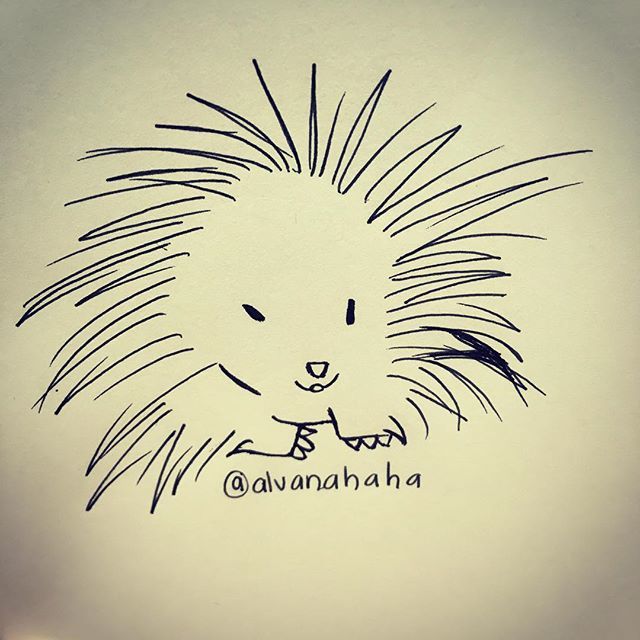 alvanahaha's tweet photo. They look exactly like the cartoons in real life ~~ 它們跟卡通裡面一模一樣
.
@inktober day 25
.
#prickly #inktober #inktober2018 #ink #porcupine #cute #art #lineart #lazy #drawing #drawingoftheday #photooftheday #adobemaxcontest #畫畫 https://t.co/onI9HO3dfz https://t.co/y6prc4cIhM