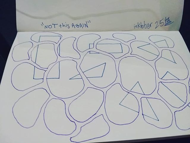 grizlybexar's tweet photo. Inktober 25th.
Not This Again.
.
.
#inktober #inktober2018 #BlueInk #PurpleInk #SharpiePen #PilotPreciseGripPen #CansonSketchbook #Triangles #Rectangles #Squiggles #LyftDriving https://t.co/Iv6DuefnQC https://t.co/mW03MKos2k