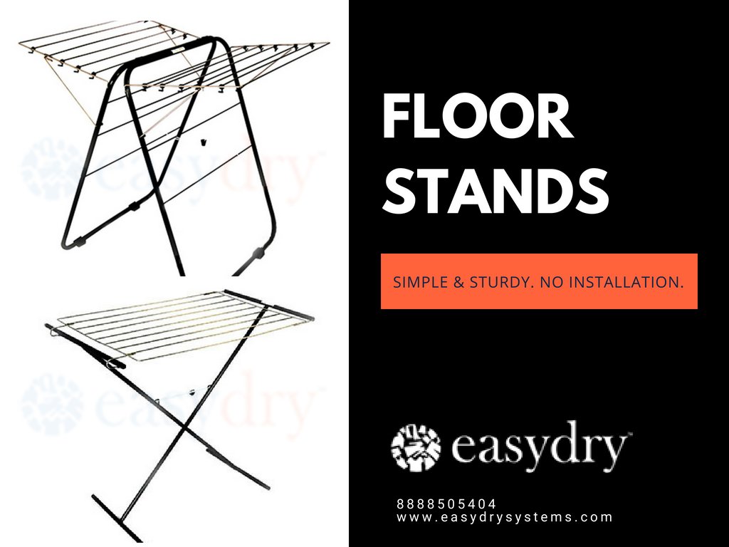 EasyDrySystems's tweet image. Our #FloorStands are available in three variants and sizes, they let you utilize your available space optimally.
Buy it now on easydrysystems.com/floor-stand.php and join hundreds of our happy customers.
#ClothesDryingSystem #EasyDrySystem #SpaceSaver #AwardWinningSolutions