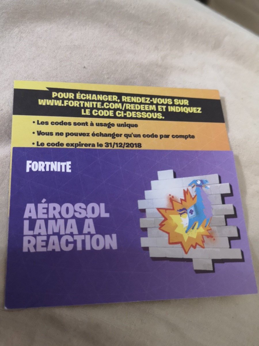 code echange fortnite - j offre un code fortnite distribuer en exclusivite au shop de la pgw fortnitepgw pour avoir un aerosol exclusif lamaareaction j offre un code fortnite distribuer en exclusivite au shop de la pgw fortnitepgw pour avoir un aerosol exclusif lamaareaction - code echange fortnite