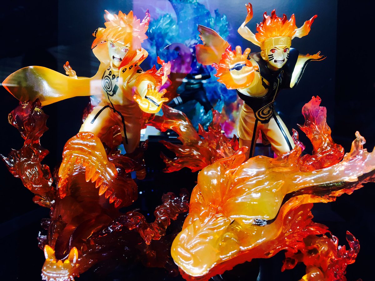 vジャンプ編集部 魂ネイション18 フィギュアーツzero Naruto ナルト 疾風伝 絆relationシリーズの最新作 連結させて並べることで絆を感じさせるディスプレイに エフェクトの美しさがすばらしい T N18 ナルト