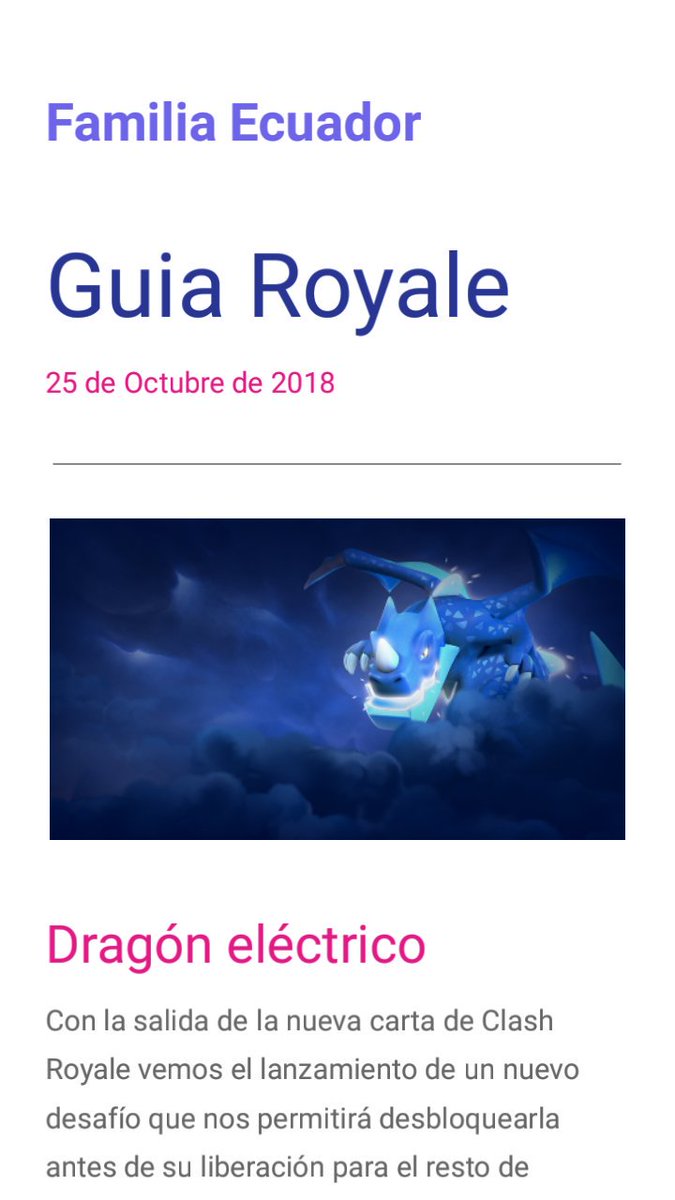 Mini guía, análisis y consejos básicos sobre el dragón eléctrico y su desafío de elección.

tinyurl.com/guiaroyaleec
