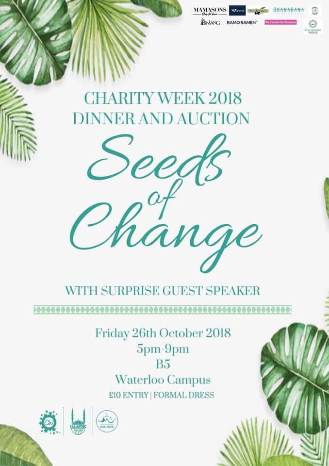 Reminder today is the Charity Week Dinner <a href="/KCLCharityWeek/">KCL Charity Week</a> flagship event! There is still time to buy tickets! Tickets available at door too! See you soon iA!
