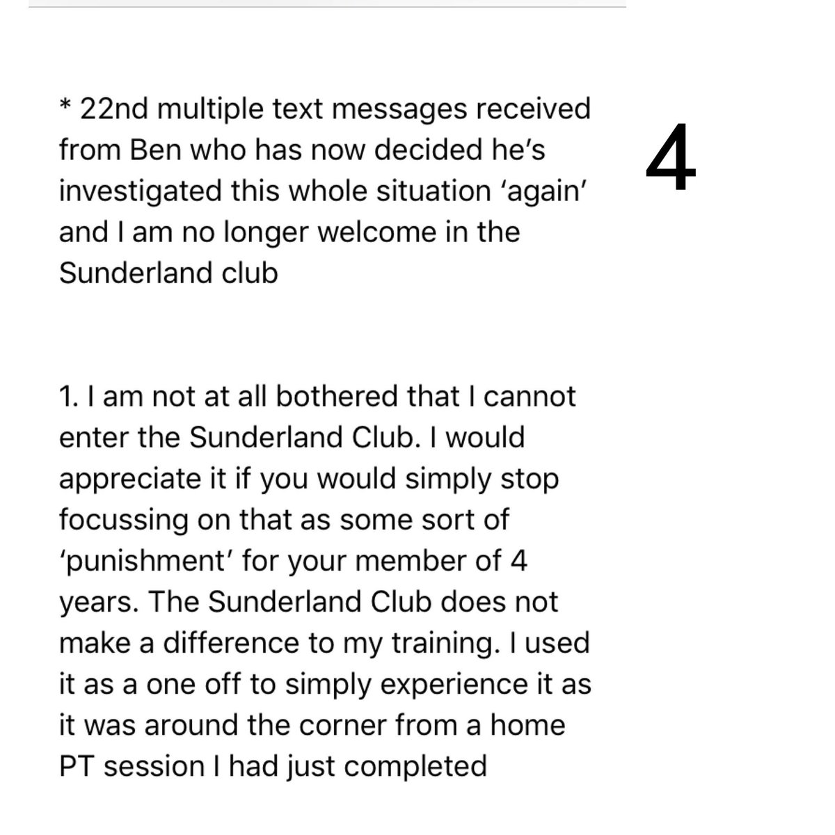AxemanT4's tweet photo. @Xercise4Less @CitizensAdvice @1034sunfmradio part 1 of 2 tweets of the latest email sent to Senior Regional and Head Office regarding a dispute with a friend who was banned for an allegation of threatening behaviour that Xercise4less Sunderland CAN'T back up 😴 https://t.co/l44fbAQrlF